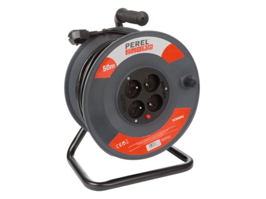 Cable Reel 50m - 3g1.5 - 4 Sockets