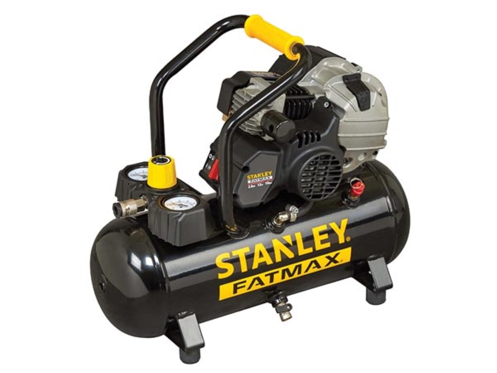 Stanley - Compressor Met Directe Aandrijving En Smering - 2 Pk / 12 L / 10 Bar