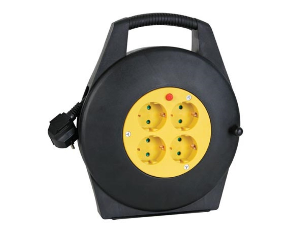 Cable Reel 10m - 3g1.5 - 4 Sockets