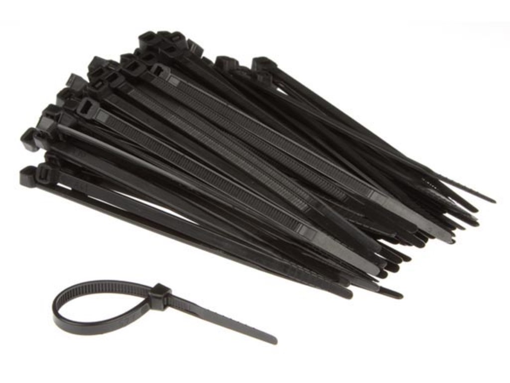 Colliers De Serrage En Nylon - 4.6 X 120mm - Noir (100pcs)