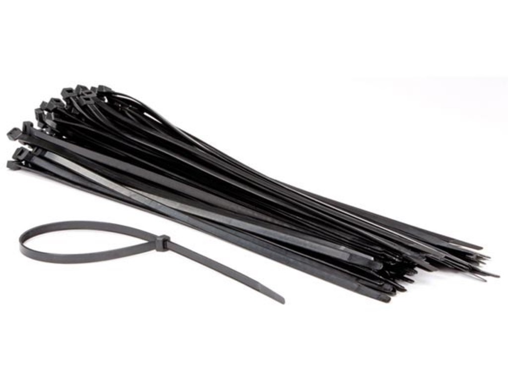 Nylon Cable Tie Set - 8.8 X 500mm - Black (100pcs)