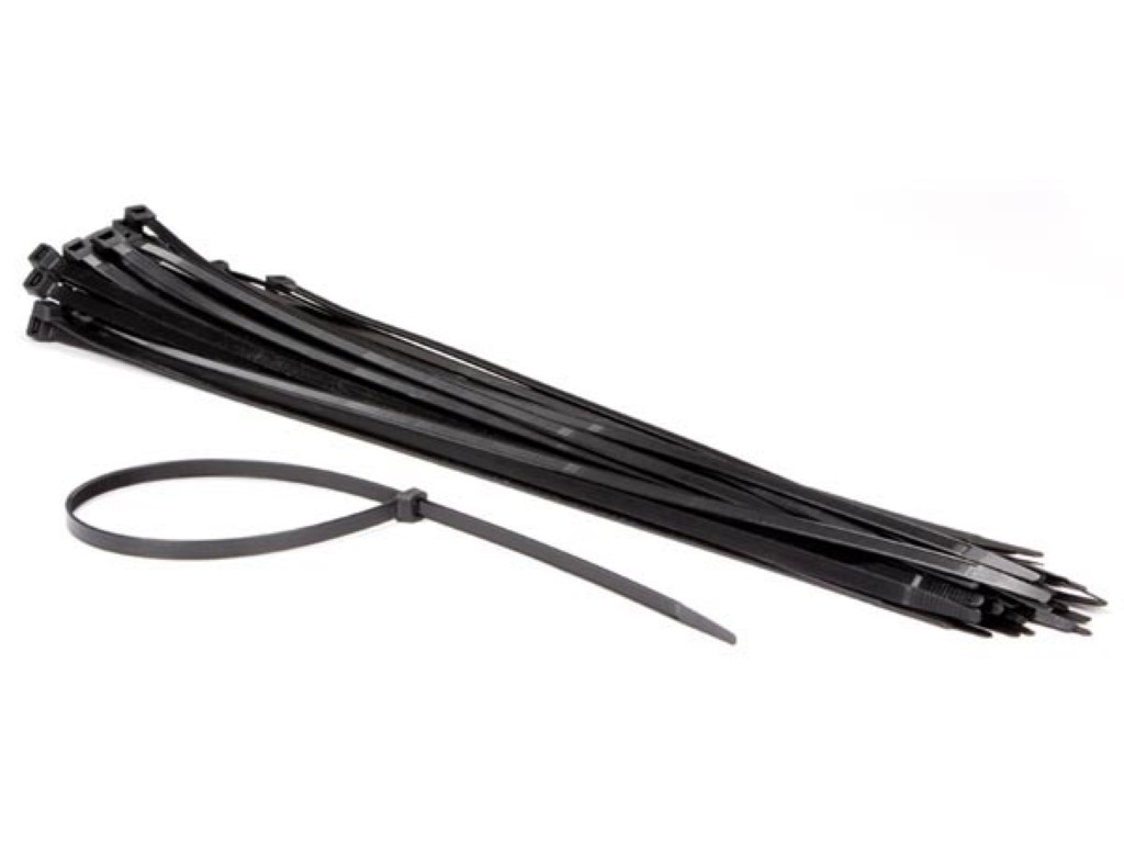 Nylon Cable Tie Set - 9 X 610mm - Black (50pcs)