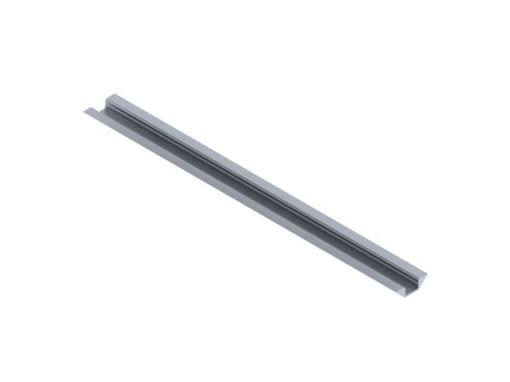 Led Profile Alu-corner Anodized In Silver Aluminium LED Profile - 2m