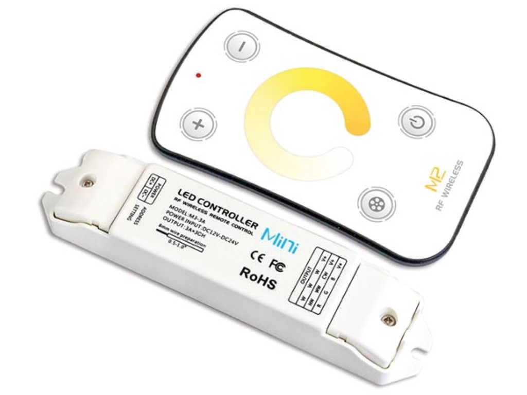 Colour Temperature LED DIMMer - With Rf Remote Controller