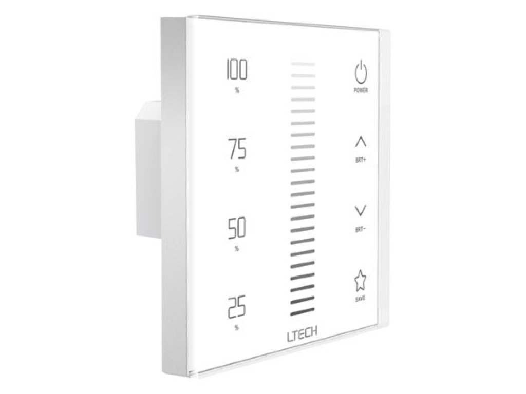 Single Channel LED Touch Panel DIMMer - Dmx / Rf