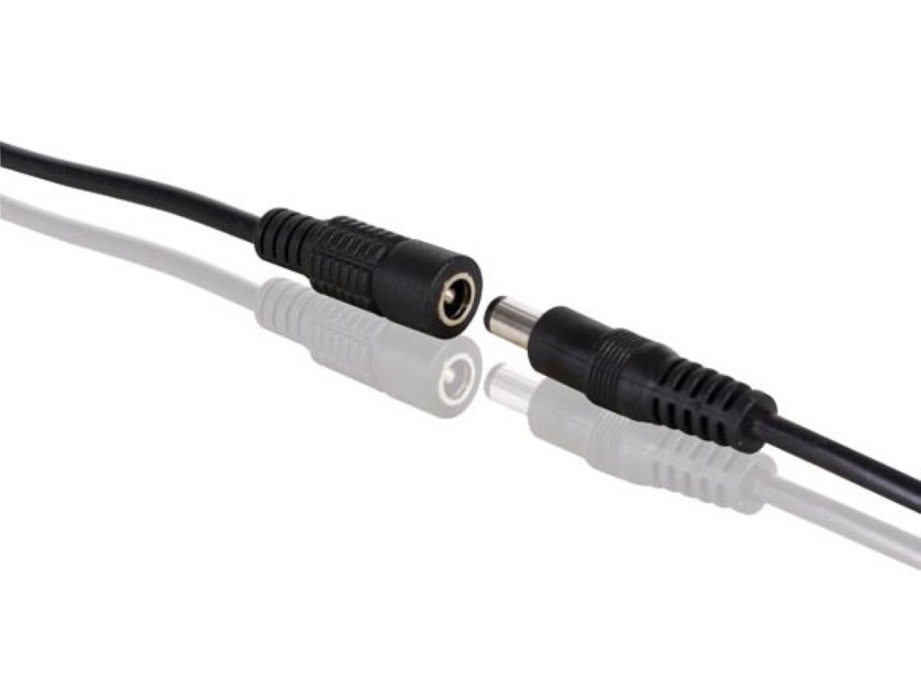 Dc Plug Connector With Cable (male-female)