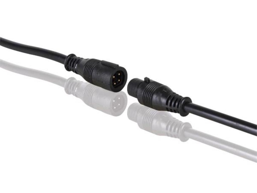 RGB Colour Connector With Cable (male-female) - Ip65
