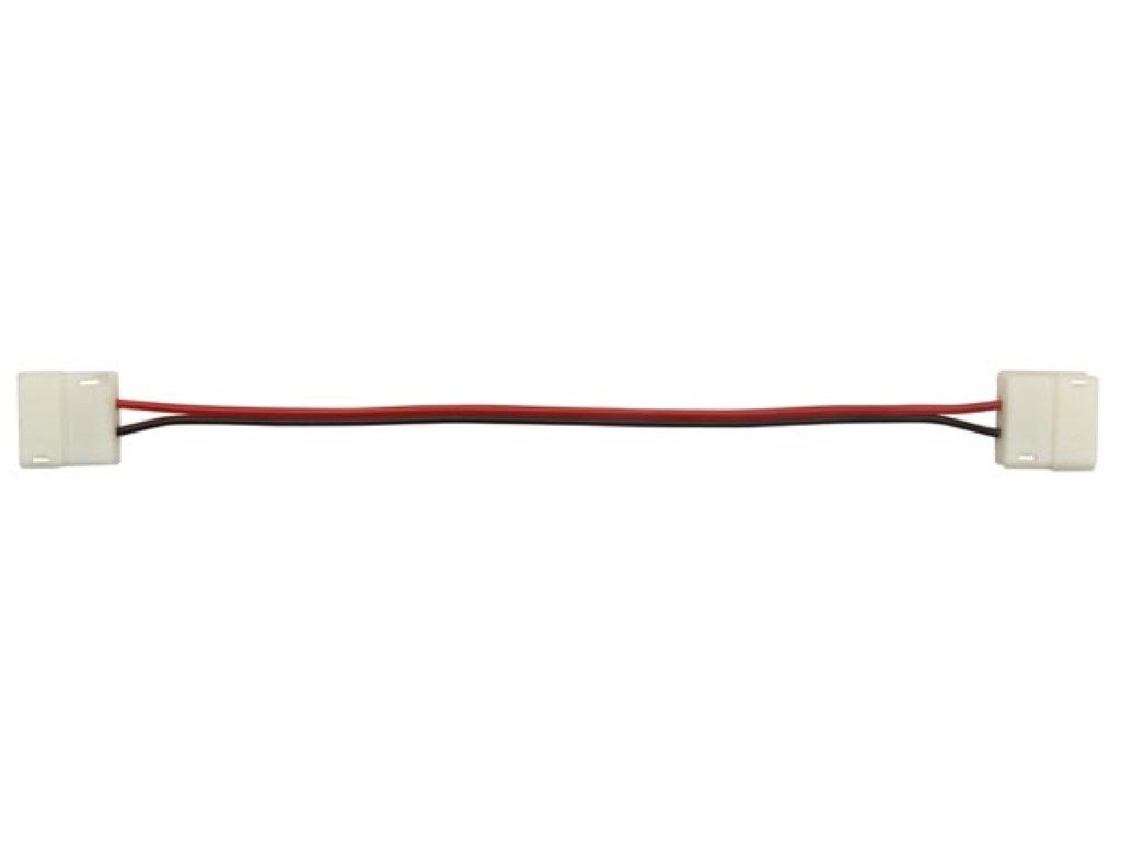 Cable With Push Connectors For Flexible LED Strip - 8mm Mono Colour