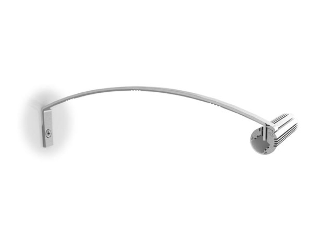 Art Lighting Arm For Alu-round LED Profile - Silver