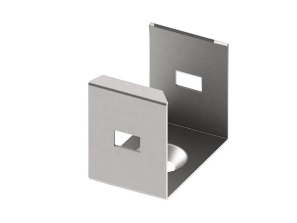 Spring Steel Mounting Bracket For Slimline 15mm LED Profile - Silver