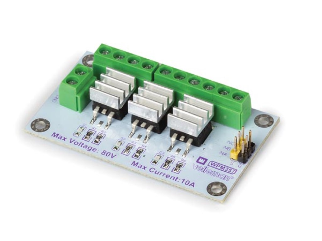 3-channel Mosfet Module, Control Of Electrical Devices