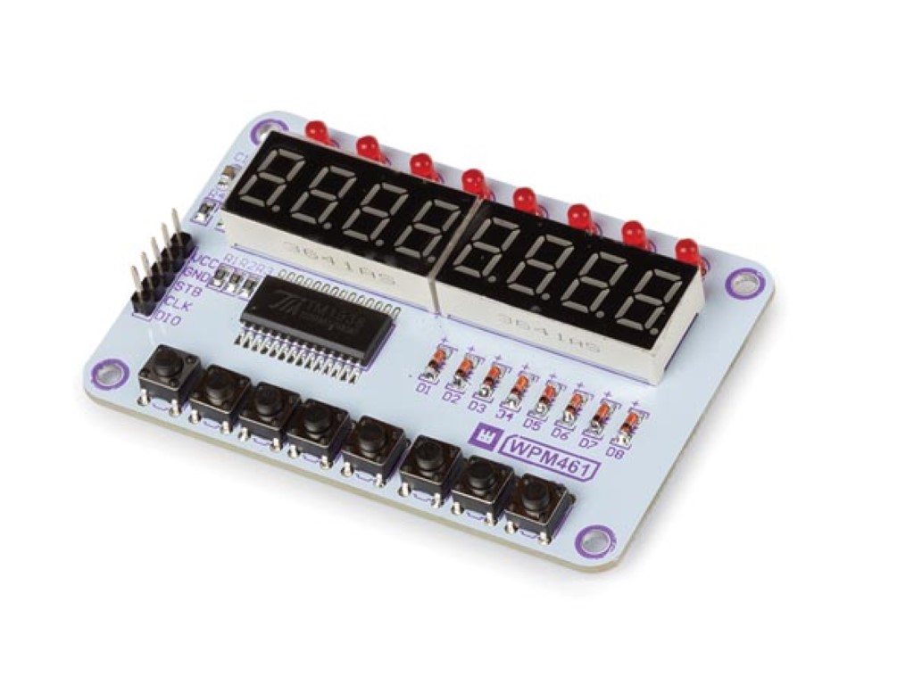 Tm1638 Module With Display And Keypad, Simple Operation
