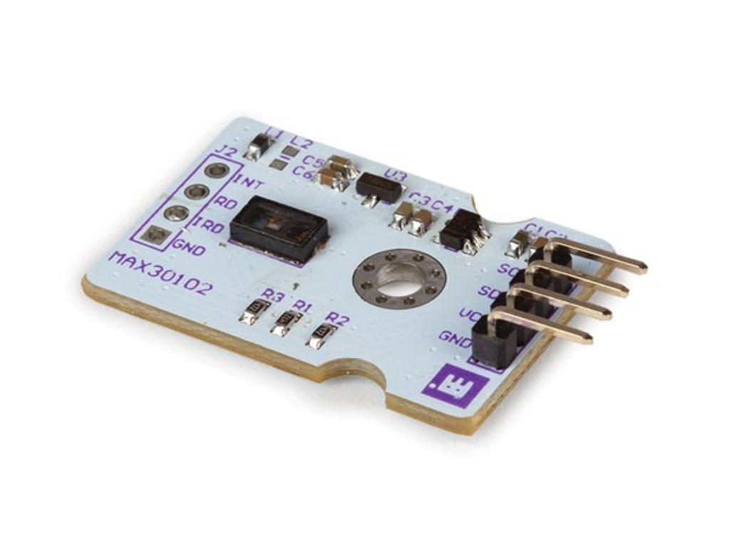 Heart Rate Sensor And Pulse Oximeter, Max30102, 5 Vdc, Arduino, White