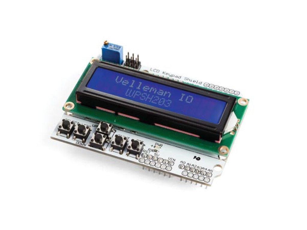 LCD & Keypad Shield For Arduino - Lcd1602