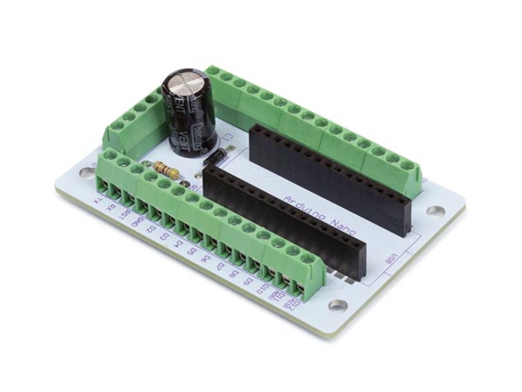 Terminal Adapter For Arduino Nano, Ideal For Digital Addressable LED Strip Projects, Prototyping