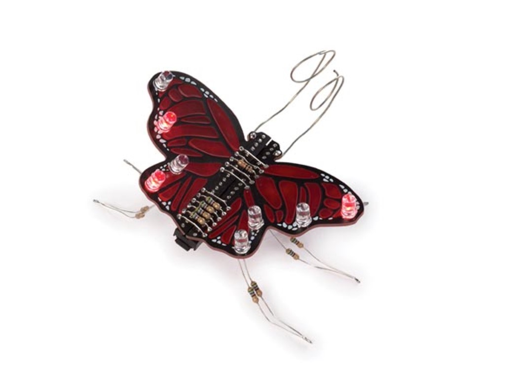 Educational Soldering Kit, The Monarch, Butterfly