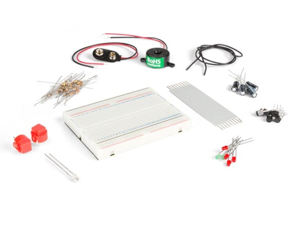 Educational Experimentation Kit, No Soldering Required, Breadboard