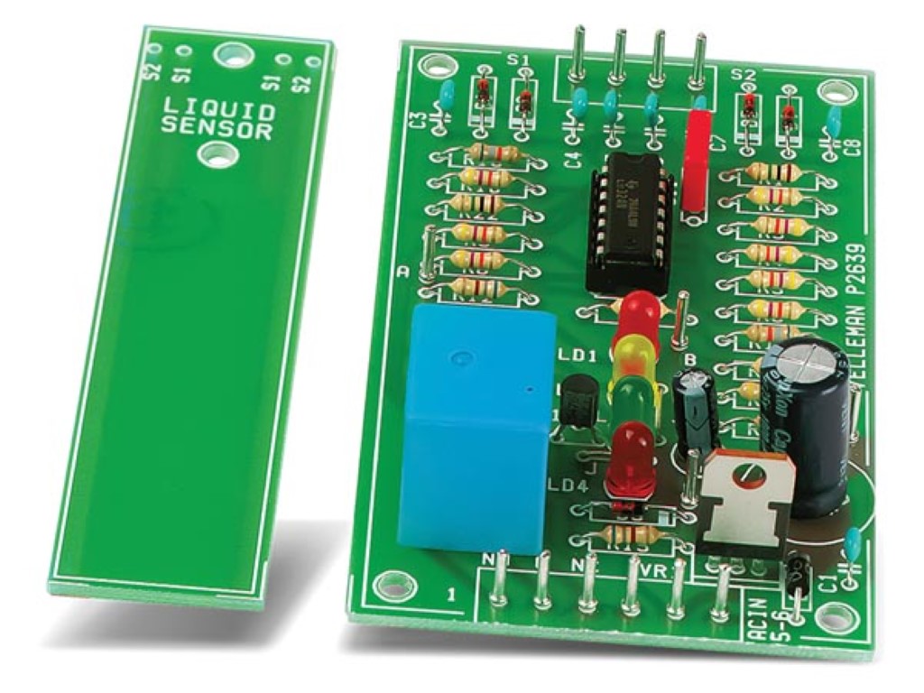 Soldering Kit, Diy, Liquid Level Detector, Versatile Sensor, LED, Alarm Controller