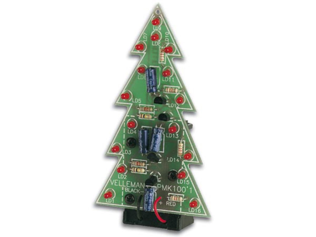 Christmas Tree With Flashing LEDs