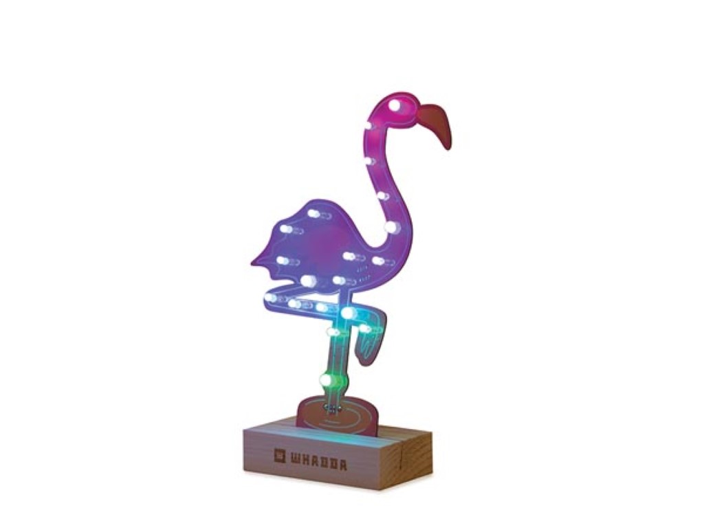 Soldering Kit, Xl Board, Flamingo, With Holder, Educational And Creative Stem Building Kit