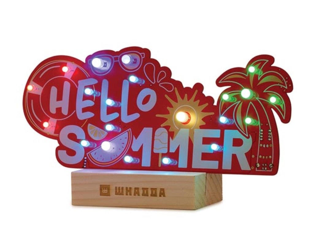 Soldering Kit, Xl Board, Hello Summer, With Holder, Educational And Creative Stem Building Kit