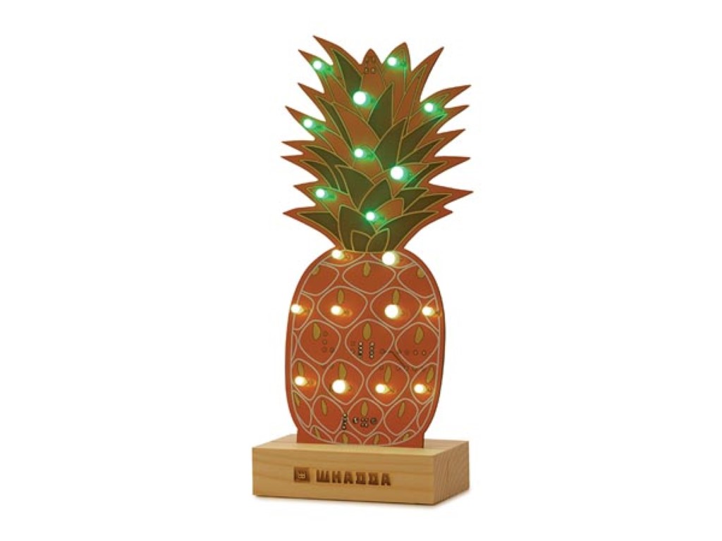 Soldering Kit, Xl Board, Pineapple, With Holder, Educational And Creative Stem Building Kit