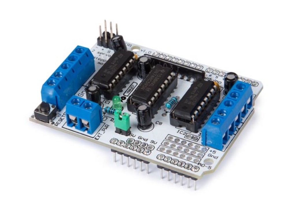 L293D Motor Driver Shield For Arduino Ideal For Driving DC or Stepper Motors Thermally Protected
