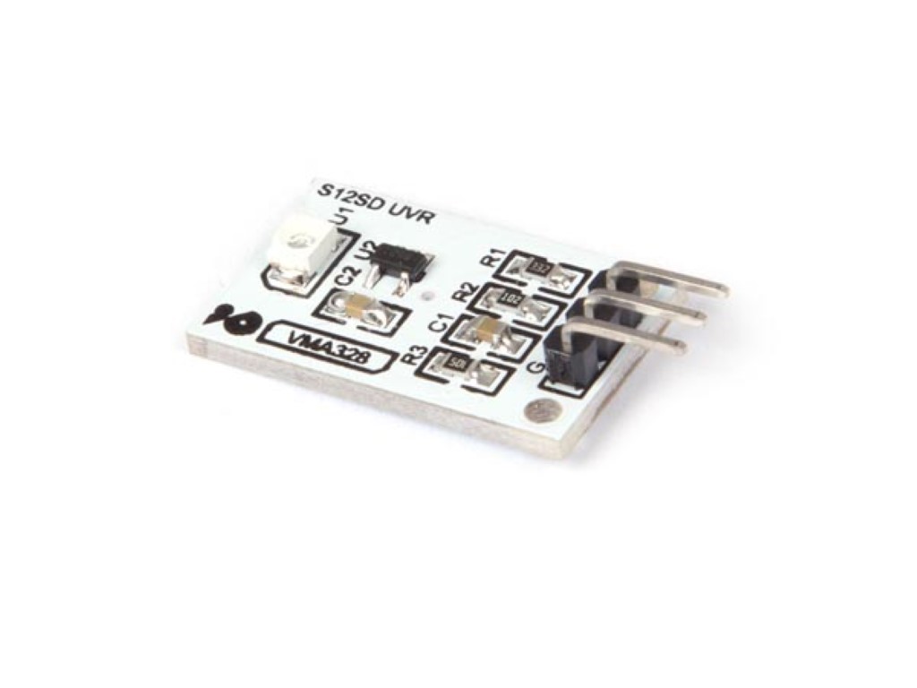 Uv Light Sensor, Uva-s12sd, 3.3-5.5 Vdc, 0-10 Uv, White