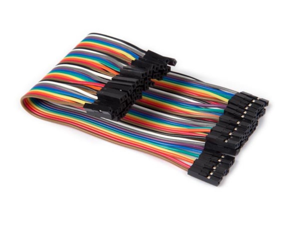 Wire Bridge - Socket To Socket - 40-pol. - 15 Cm - Flat Cable