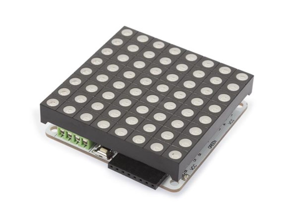 Atmega328 RGB LED Dot-matrix Driverboard