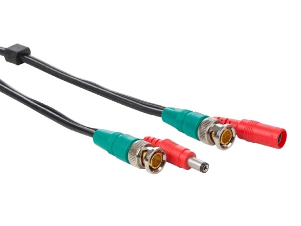 Consumer Cctv Video & Power Cable - 18m Black
