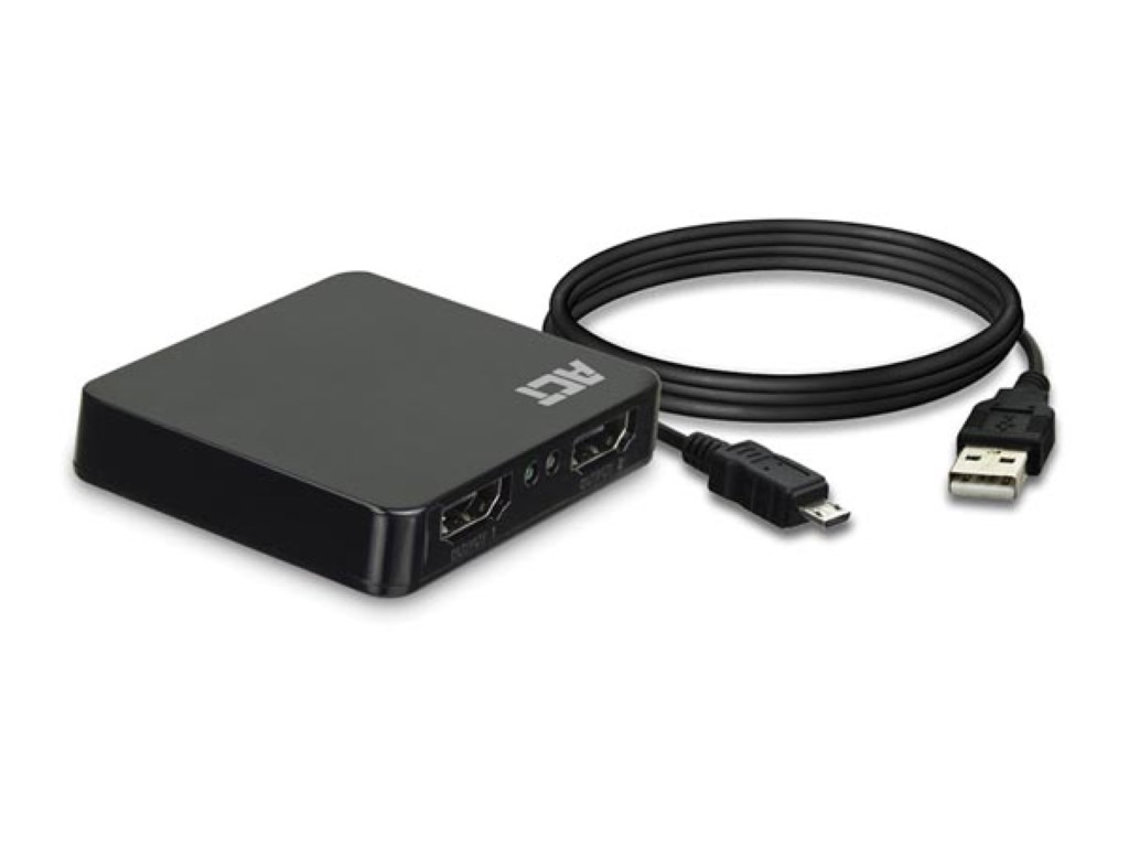 1 X 2 HDMI-Splitter 4k 30 Hz Voeding Via USB