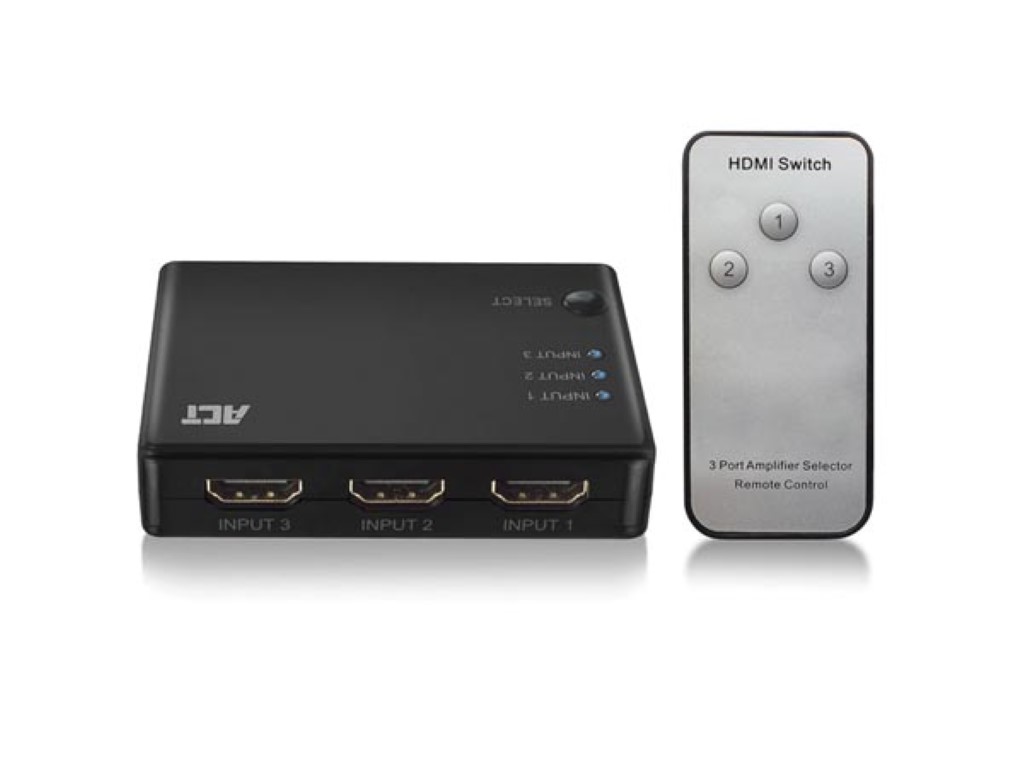 4k Hdmi Switch 3 Ports Display 3 Hdmi Sources On One Monitor