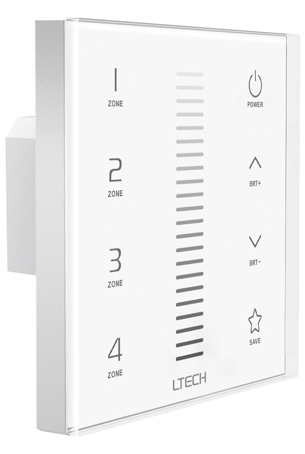 Multi-zone System - Touch Panel LED DIMMer - 1 Channel - Dmx / Rf - 4 Zones