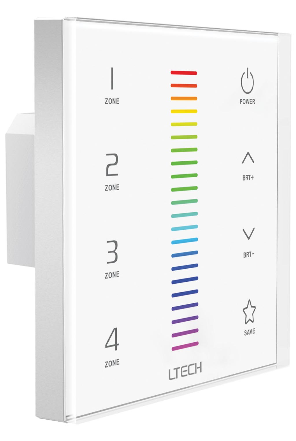 Multi-zone System - Touch Panel LED DIMMer For RGB LED - Dmx / Rf - 4 Zones