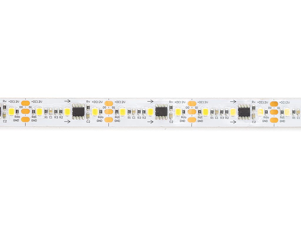 Flexible Digital LED Strip - White 4000K - 84 LEDs/m - 84 pixels/m - 5 m - 12V - IP20 - CRI90