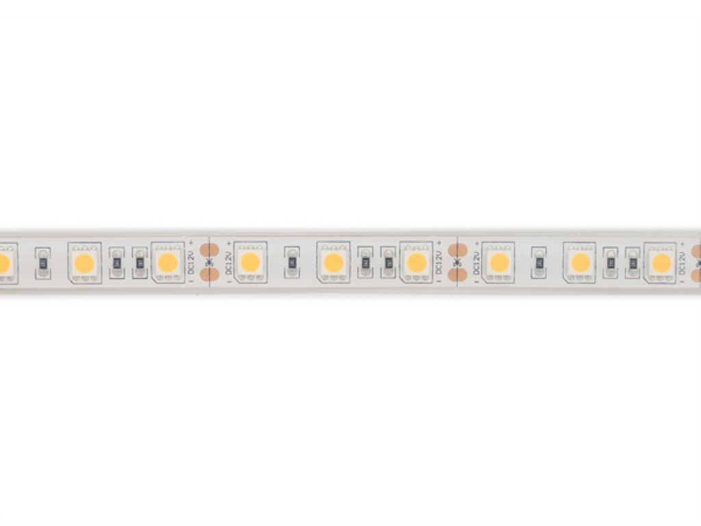 Flexible LED Strip - White 3000k - 60 LEDs/m - 5 M - 12 V - Ip68 - Cri90