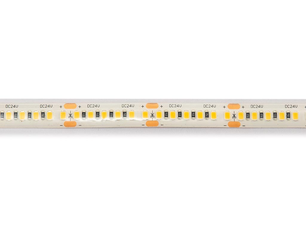 Flexible LED strip - white 2700K - 180 LEDs/m - 5 m - 24 V - IP61 - CRI90