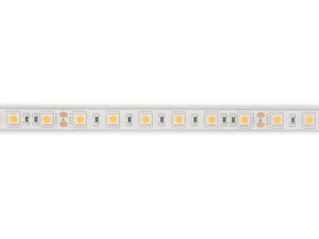 Flexibele LEDstrip - Wit 4000k - 60 LEDs/m - 5 M - 24 V - Ip68 - Cri90