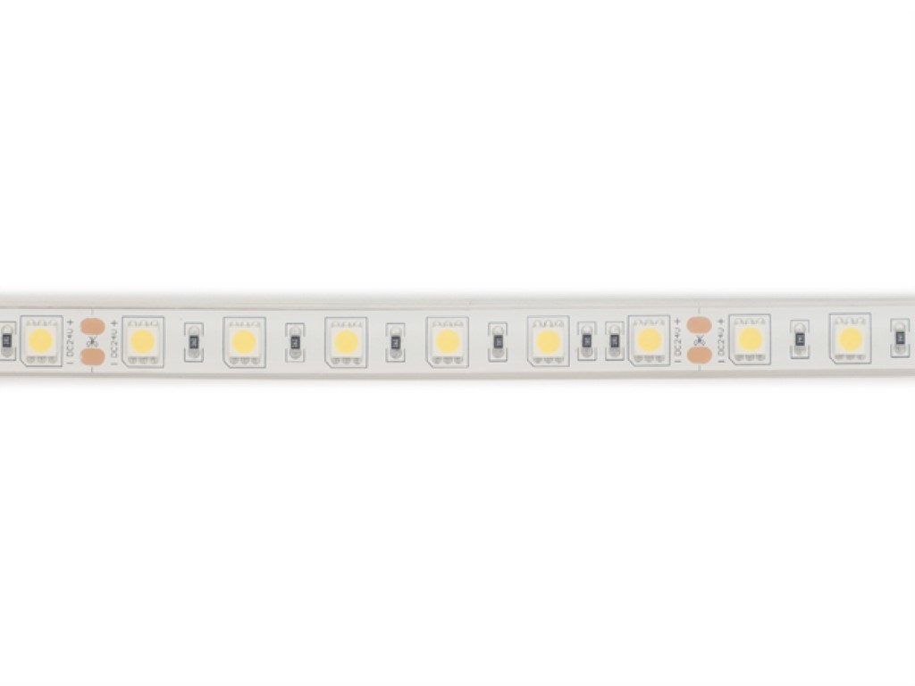 Flexible LED Strip - White 6500k - 60 LEDs/m - 5 M - 24 V - Ip68 - Cri90