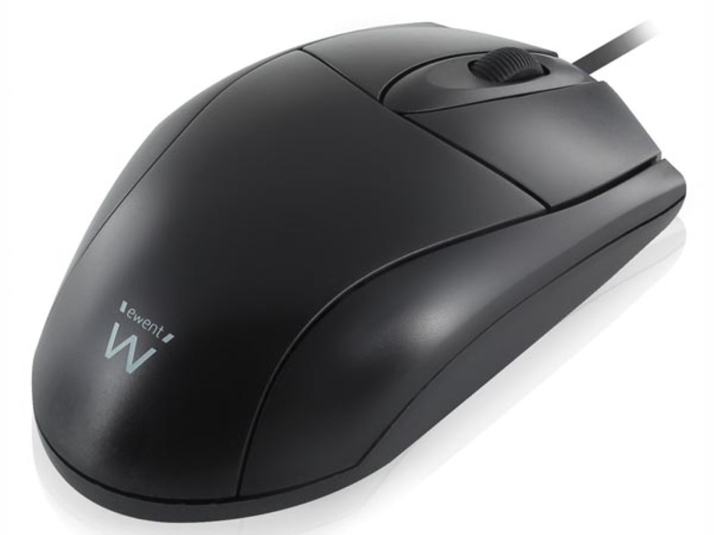 Optical Mouse With Scroll Wheel PS/2, USB