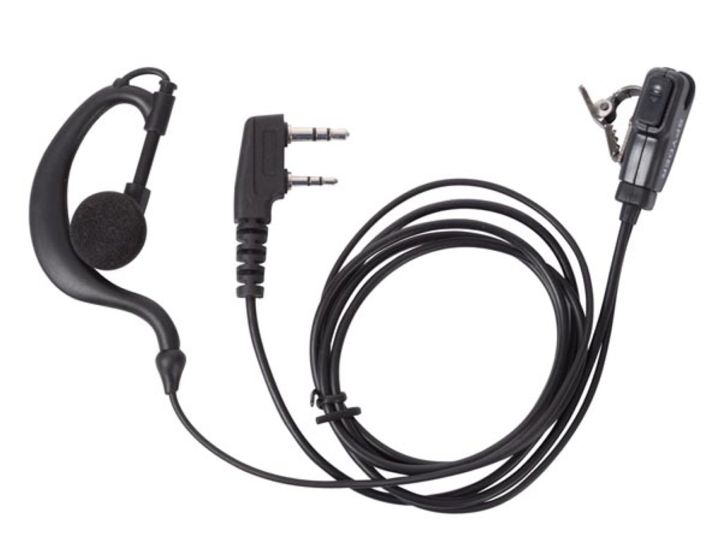 Kenwood - Py29k In-ear Headphone With Clip For Kenwood Connection