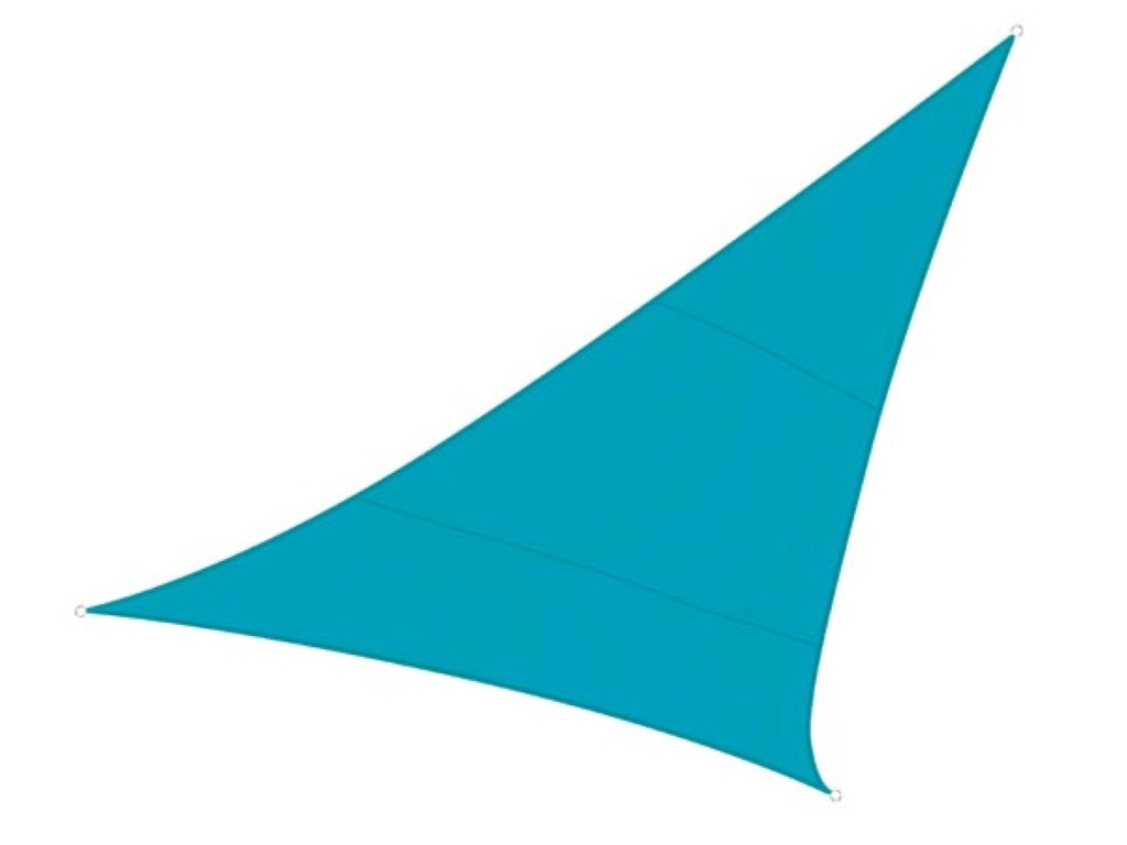 Shade Sail - Triangle 5 X 5 X 5m Sky Blue