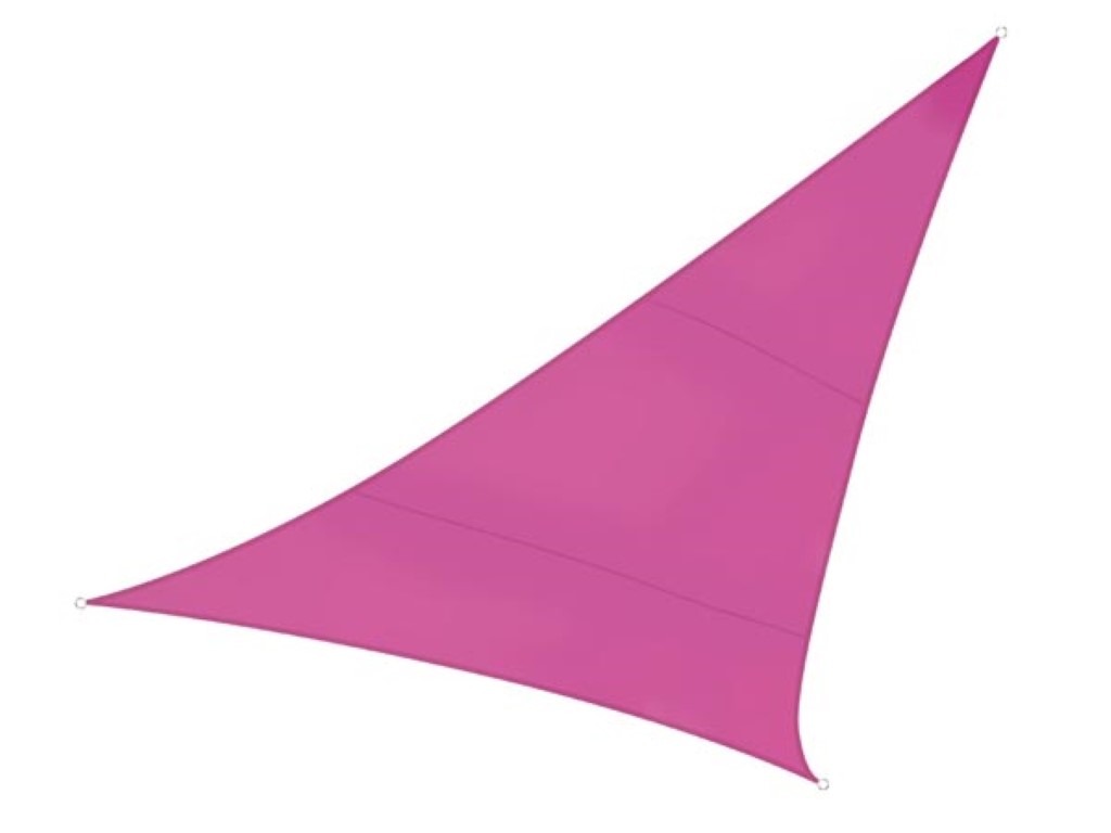 Shade Sail - Triangle 5 X 5 X 5m Colour Fuchsia