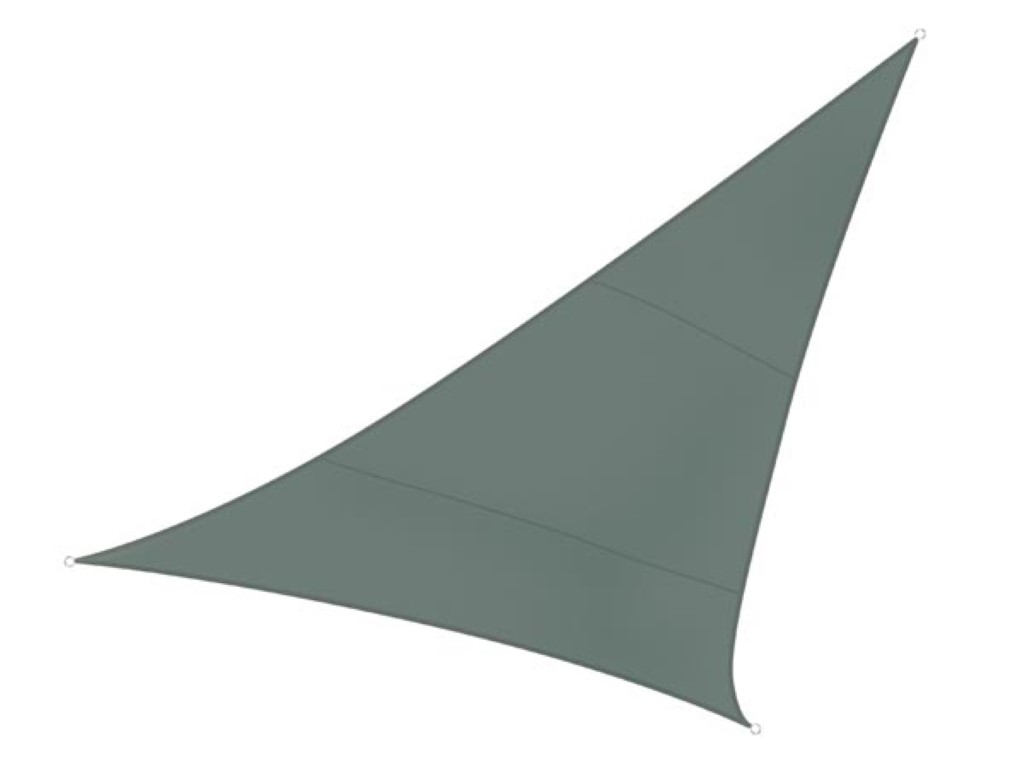 Sun Sail - Triangular - 5 X 5 X 5 M - Blue-grey