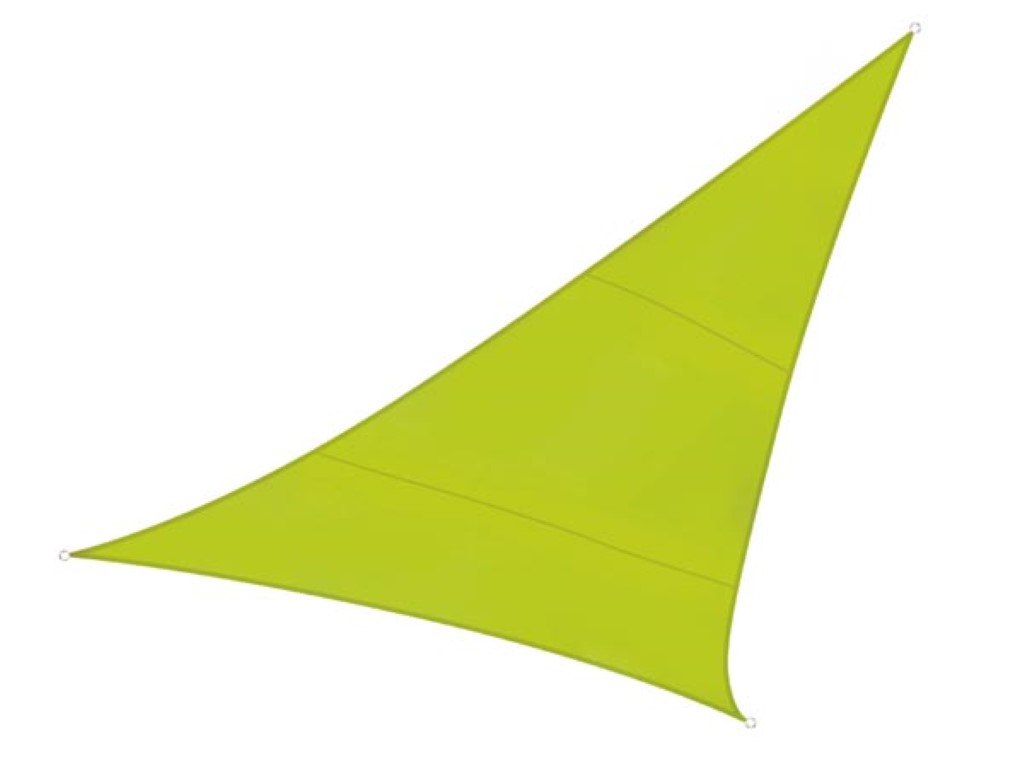 Shade Sail - Triangle 5 X 5 X 5m Colour Lime Green