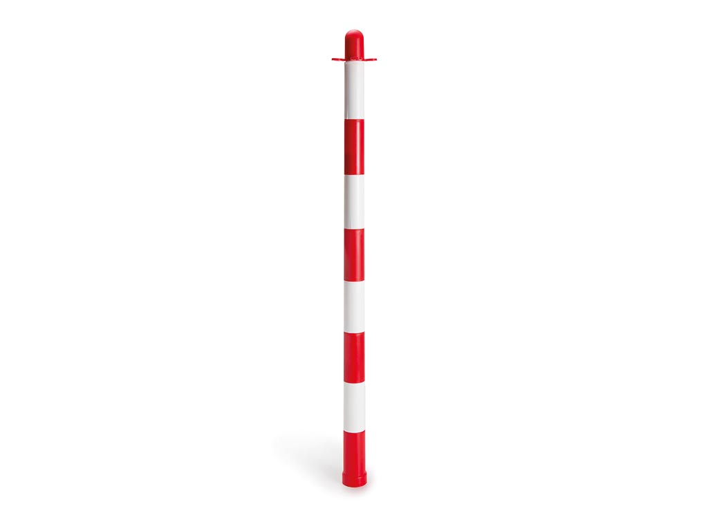 Red/white Plastic Post Without Base
