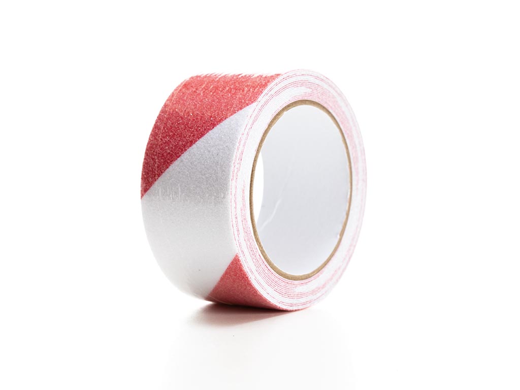 Anti-slip tape 5cm x 5m - Red/white