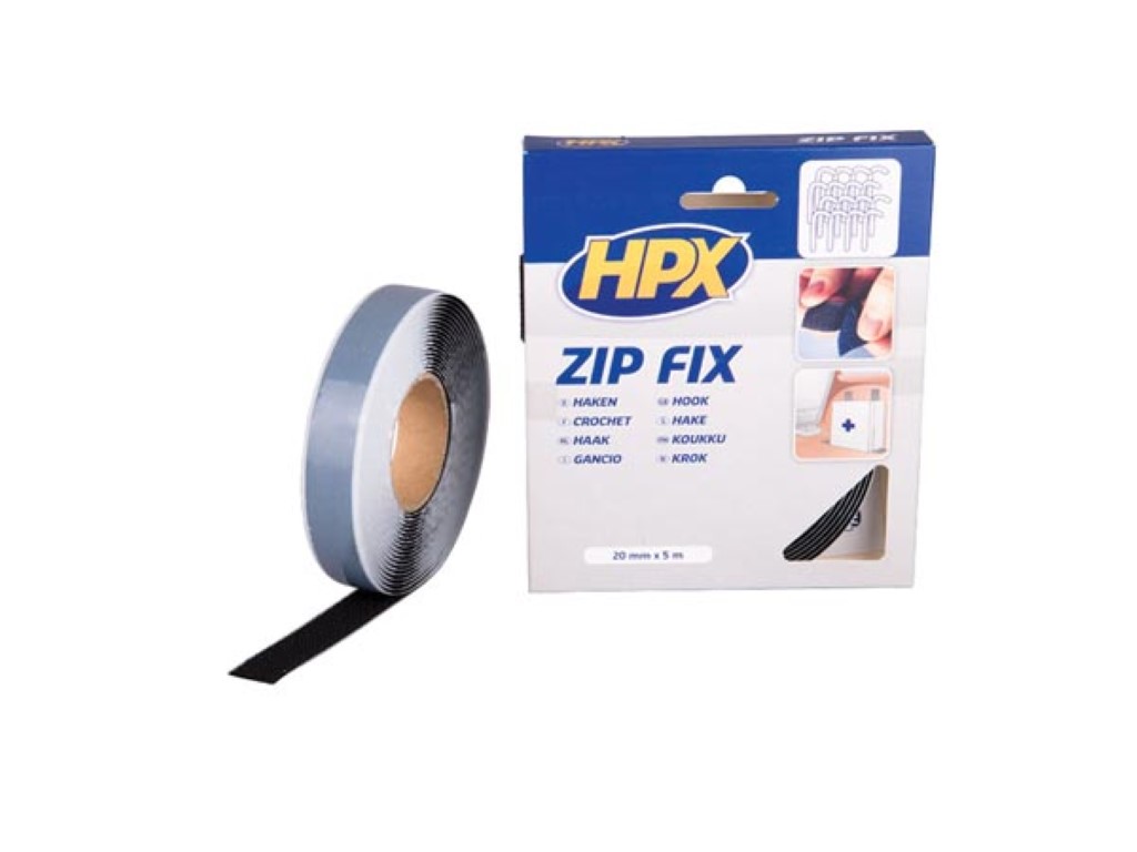 Hpx - Zip Fix (hooks) - 20mm X 5m