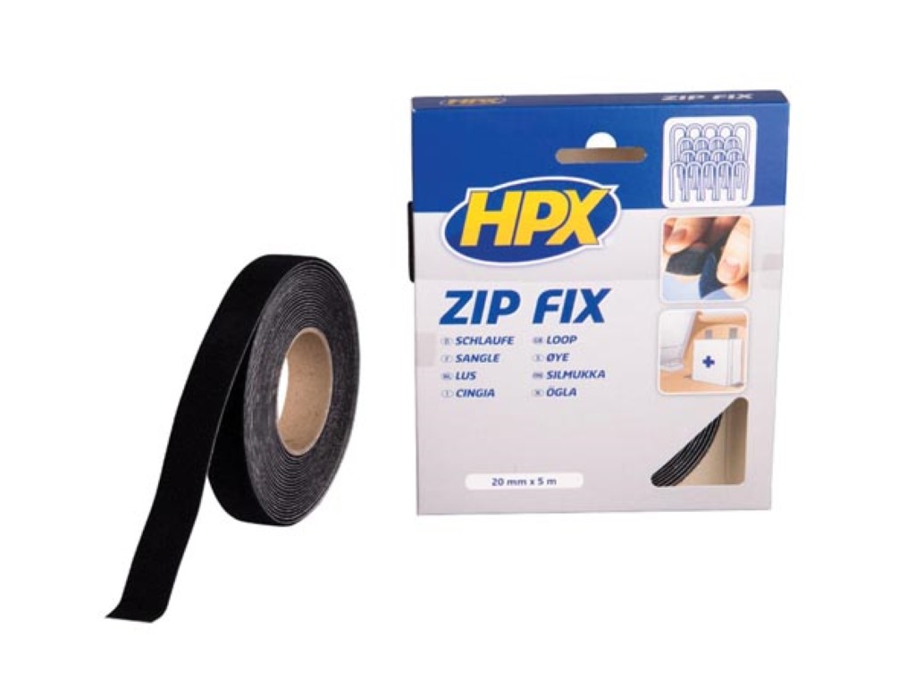 Hpx - Zip Fix (loops) - 20mm X 5m